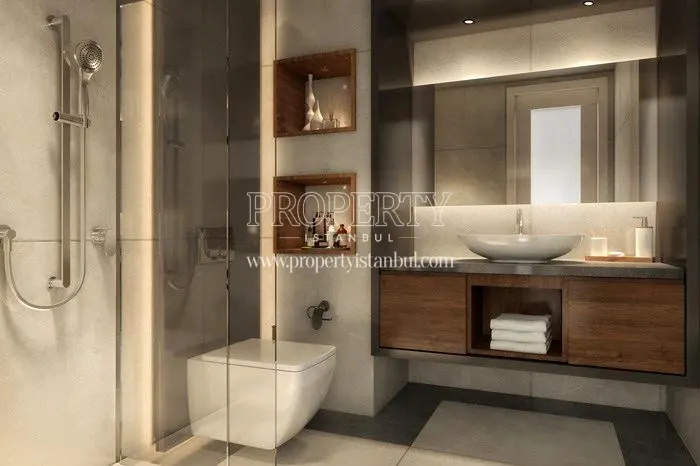 Small bathroom in Hasbahce Evleri