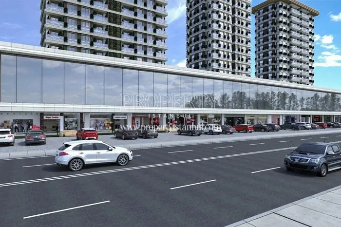 The shopping center under the Hava Kent blocks
