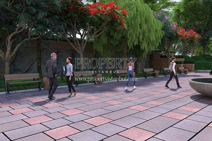 Walking track in the Hava Kent compound