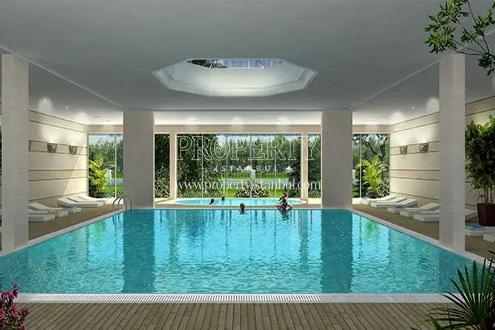 Indoor swimming pool in Hayat Park Istanbul