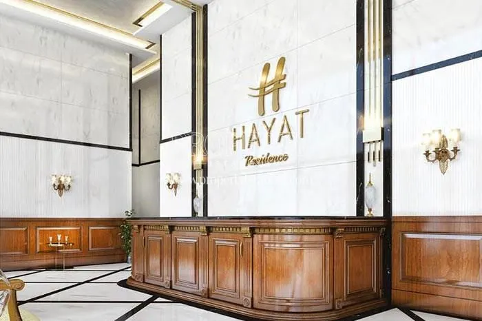 The reception of Hayat Residence