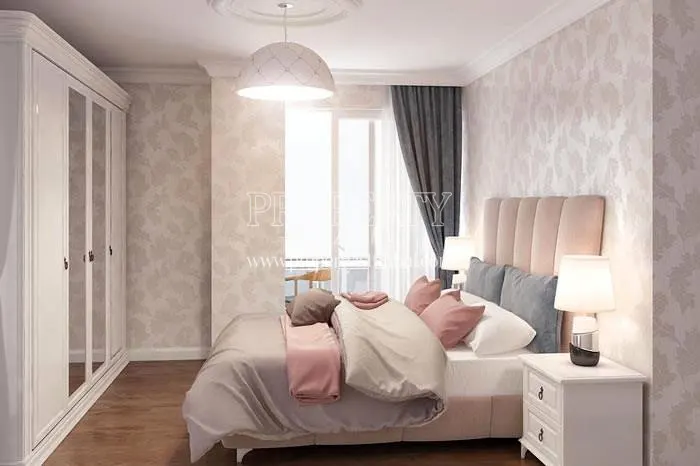 Small master bedroom with balcony in Hayat Residence