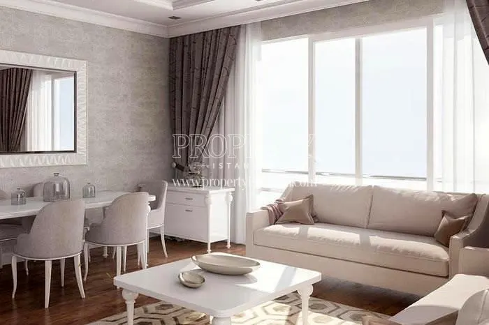 One of the living rooms in Hayat Residence
