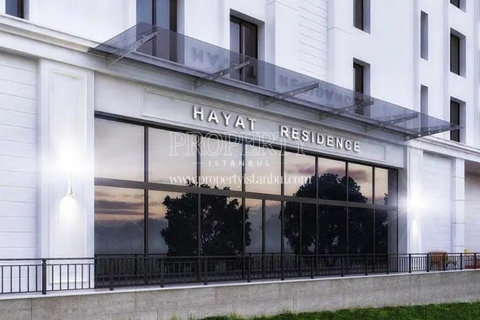 Exterior of the Hayat Residence building