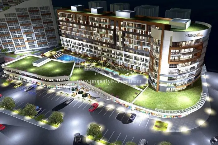 Helenium Boutique project at night