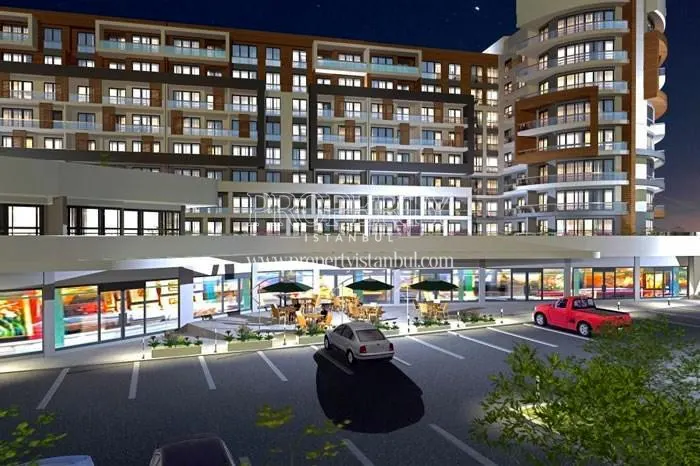 Helenium Boutique complex at night