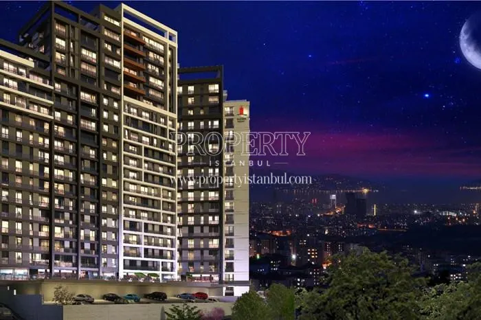 Helenium Sky Suite project at night