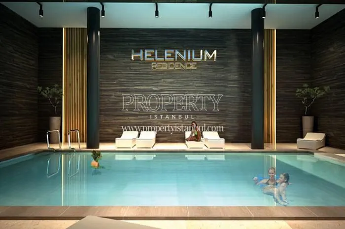 Helenium Wings residents swimming in the compound pool