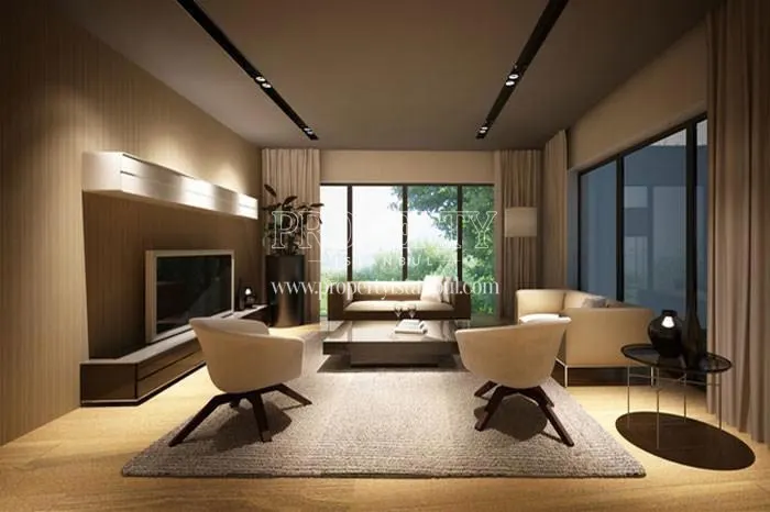 One of the living rooms in Helenium Wings