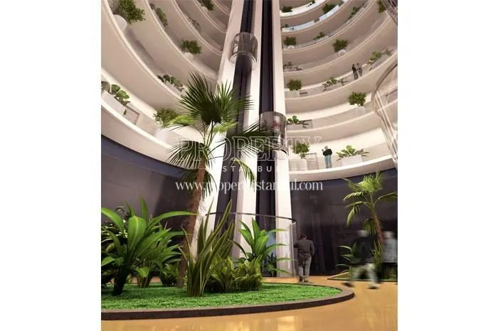 The elevators of Helezon Plaza