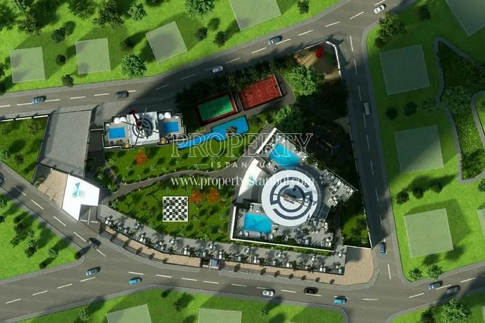 The layout plan of Hill Kartal