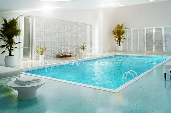 Small indoor swimming pool in Hill Town 11 Residence