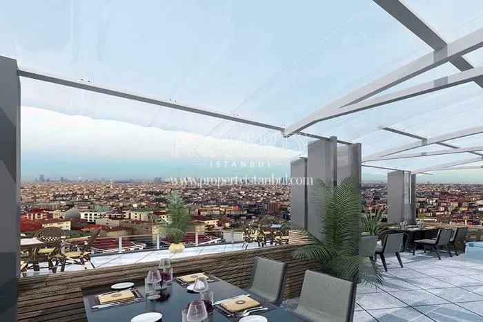 The cafe in the Hisar Panorama project
