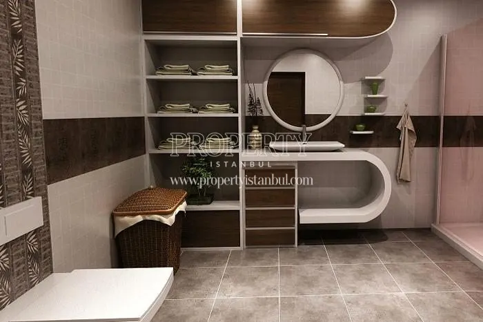 Well-designed bathroom cabinet in one of the bathrooms in Hitit Business Residence