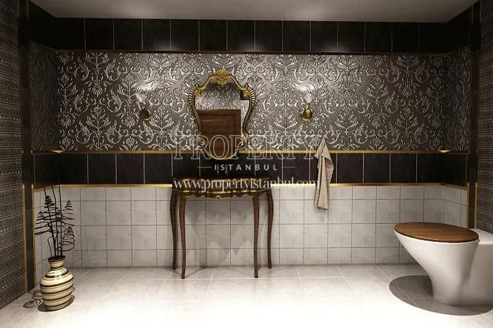 Luxuriously designed bathroom in Hitit Business Residence