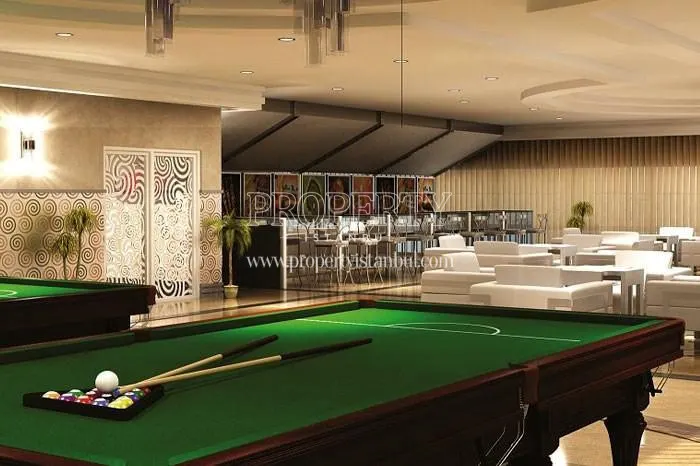 The billiard hall in Hitit Business Residence
