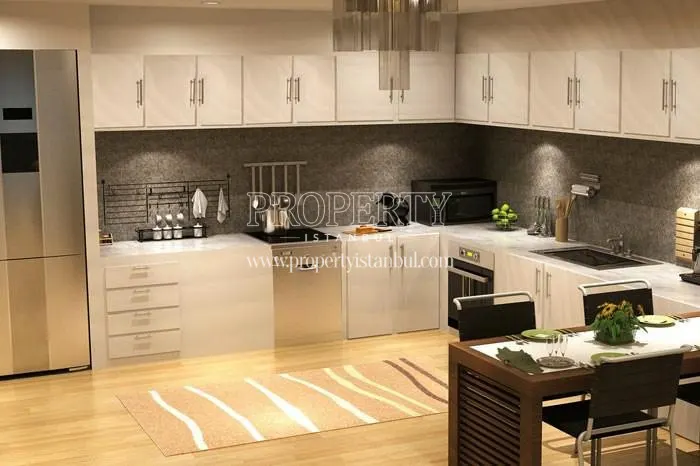 One of the kitchens in Hitit Business Residence