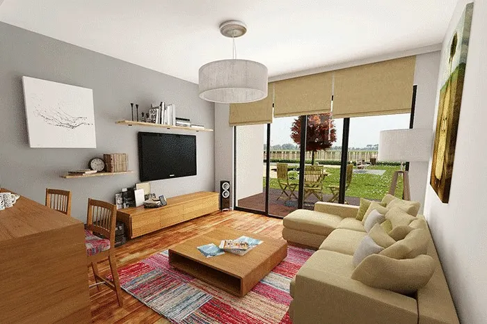 One of the living rooms in Hol Park