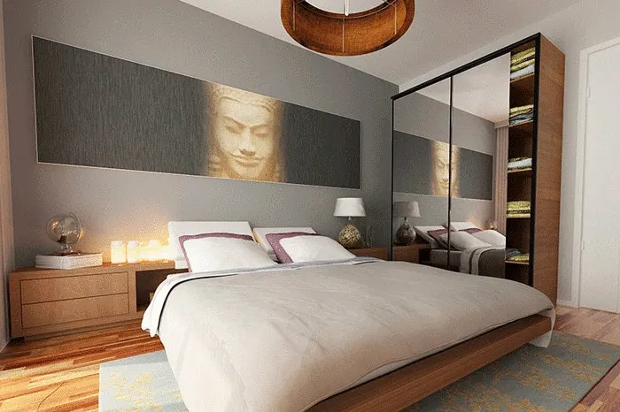 One of the master bedrooms in Hol Park
