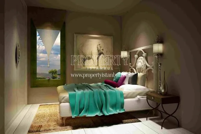 One of the bedrooms in Hometown Sile