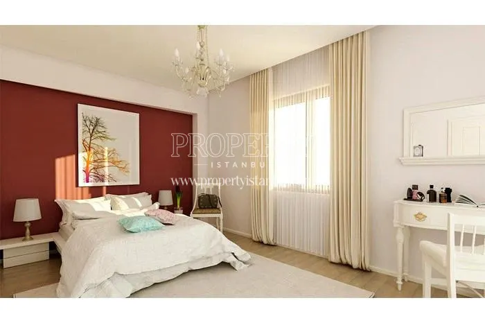 One of the master bedrooms in Huzur Park Pendik