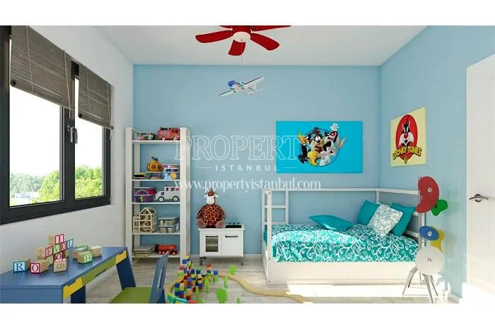 One of the bedrooms in Huzur Park Pendik