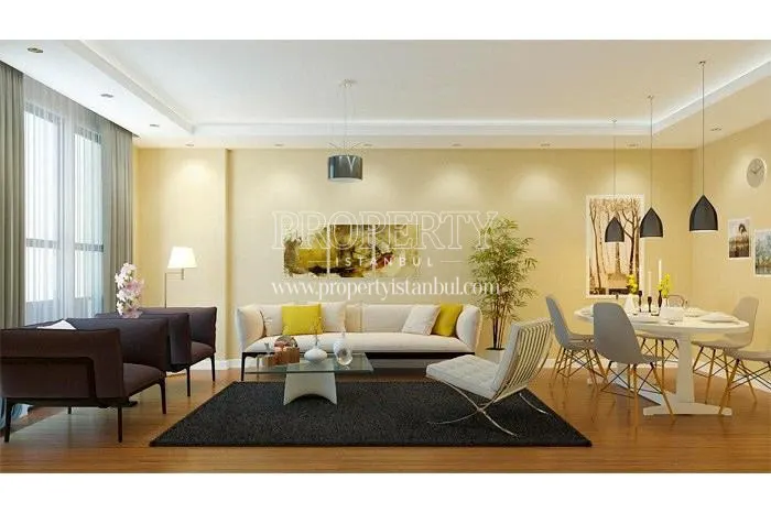 One of the living rooms in Huzur Park Pendik