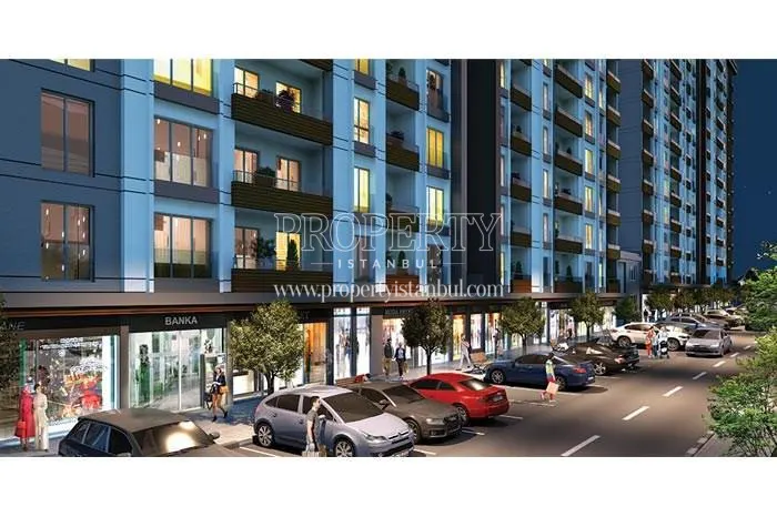 Shopping center in the Huzurlu Marmara compound
