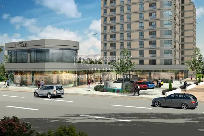 Parking lot in Huzzak Tower Metro