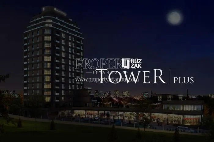 Huzzak Tower Plus project at night