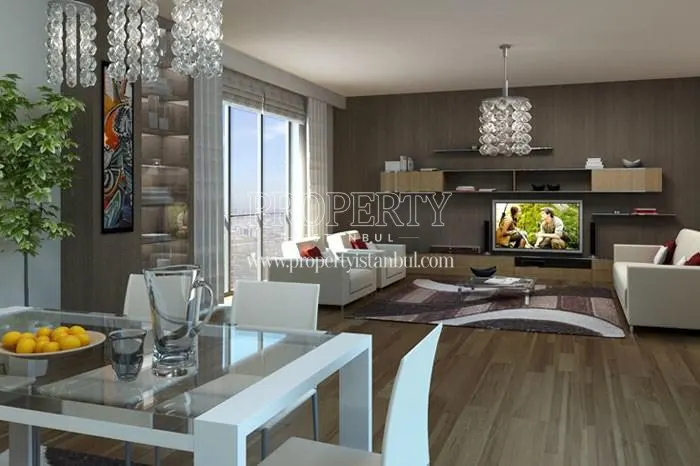 One of the living rooms in Huzzak Tower Plus