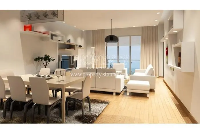 One of the living rooms in Ideal Evler