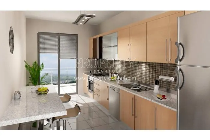 The kitchen in Ideal Evler