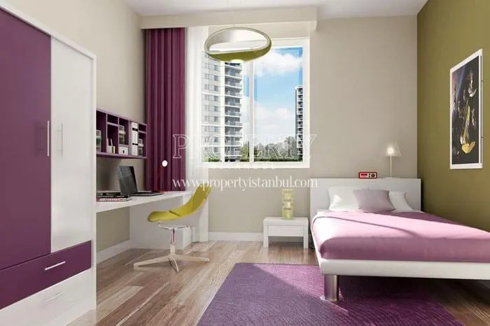 A bedroom in Ikinci Ev're