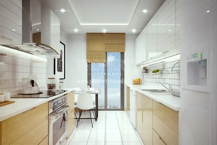 A kitchen in Ilgin Sancaktepe Konaklari