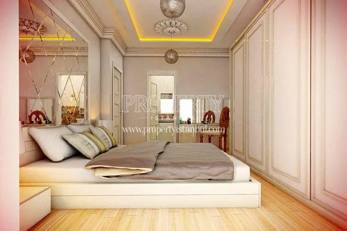 A luxury bedroom in Ilgin Sancaktepe Konaklari