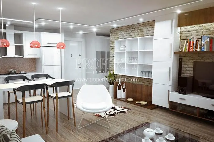A living room in Ilgin Sancaktepe Konaklari