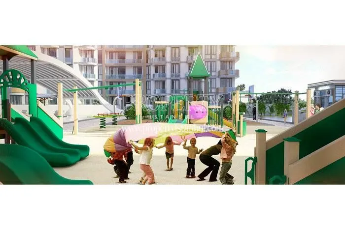 The playground for children in Ilgin Sancaktepe Konaklari