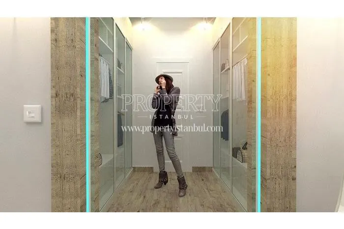 A dressing room in Ilgin Sancaktepe Konaklari units
