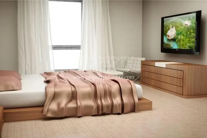 One of the master bedrooms in Ilke Park Evleri