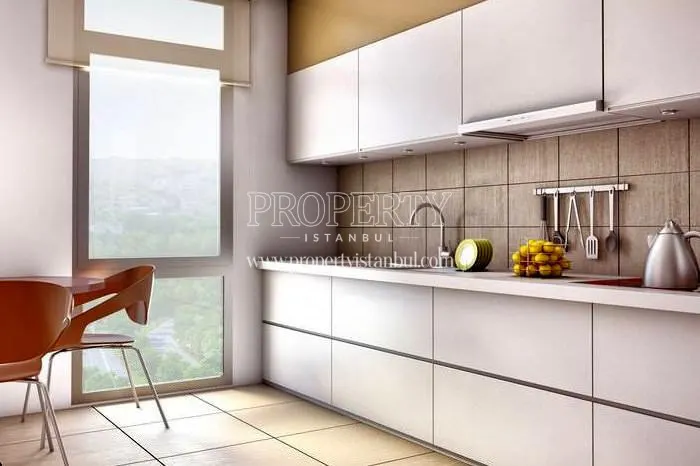 One of the kitchens in Ilke Park Evleri