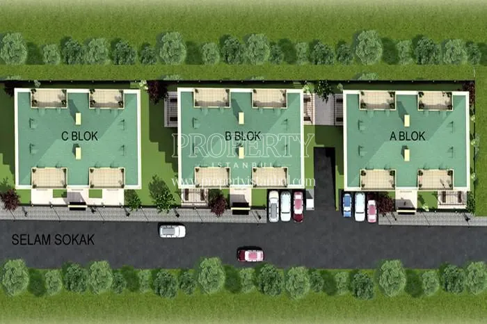 The layout plan of Inda City