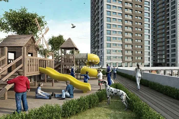 Playground for children in Innovia Ispartakule