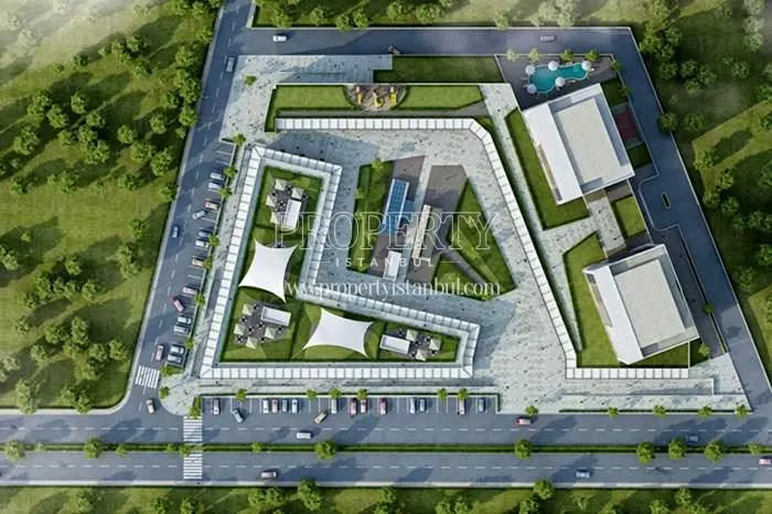 The panoramic view of Innovia Ispartakule project