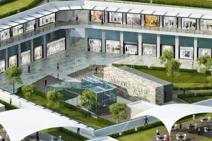The shopping center in Innovia Ispartakule