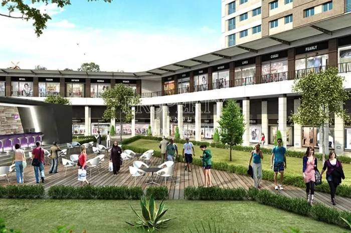 People enjoying themselves in the Innovia Ispartakule compound