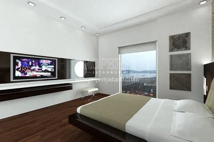 The bedroom in Isin Residence