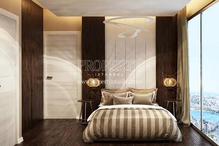 The bedroom in Isin Residence