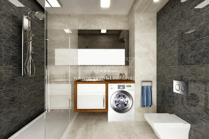 One of the bathrooms in Isin Residence