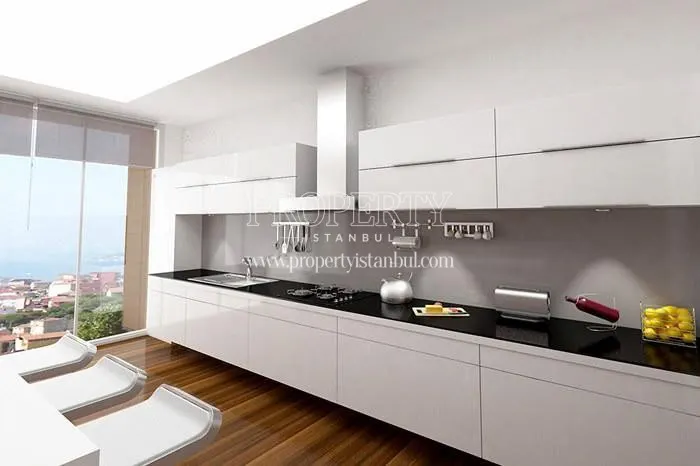 One of the kitchens in Isin Residence